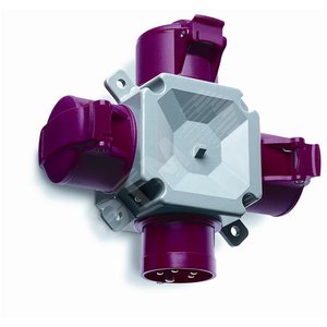Адаптер 3-лучевой 316T6, 16A, 3P+E, IP44 | 2CMA168122R1000 | ABB - фото 2
