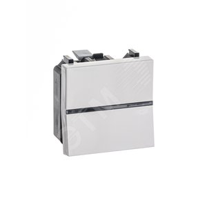 ABB Zenit Альп. белый Выключатель 1-клавишный (2 мод) | N2201 BL  | 2CLA220100N1101 | ABB - фото 5