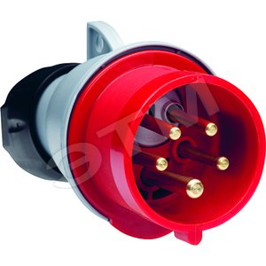 Вилка кабельная 16А 3Р+N+E IР44 380В CEWE (416PFV6) - ABB