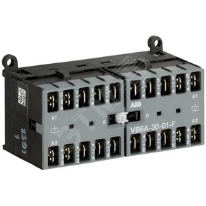 Миниконтактор реверсивный VB6A-30-01-F 9A (400В AC3) катушка 24В АС | GJL1211913R0011 | ABB - фото 2