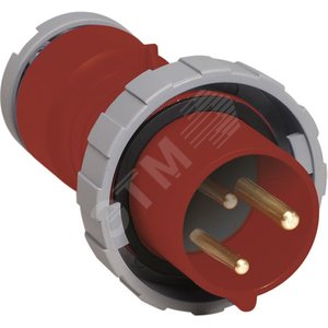 Вилка кабельная 232P9W, 32А, 2P+E, IP67, 9ч | 2CMA166724R1000 | ABB 2