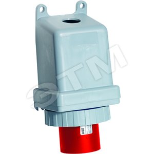 Вилка для монтажа на поверхность 432BS6W, 32A, 3P+N+E, IP67, 6ч | 2CMA167122R1000 | ABB