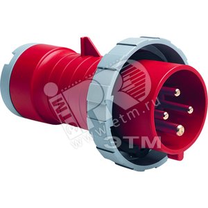 Вилка кабельная 432P9W, 32А, 3P+N+E, IP67, 9ч | 2CMA166528R1000 | ABB