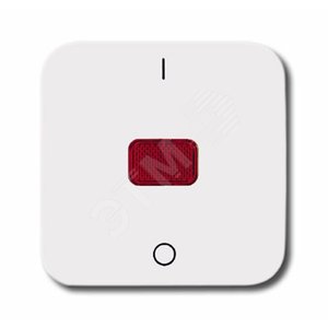 Клавиша для механизма 1-клавишного выключателя/переключателя/кнопки , серия Reflex SI, цвет альпийский белый | 1731-0-0918  | 2CKA001731A0918 | ABB 2