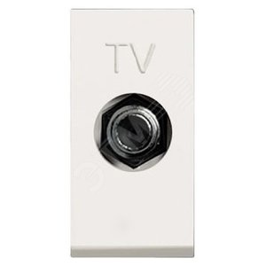 ABB Zenit Альп. белый Розетка TV единственная, F-разъем, (1 мод) | N2150 BL  | 2CLA215000N1101 | ABB - ABB