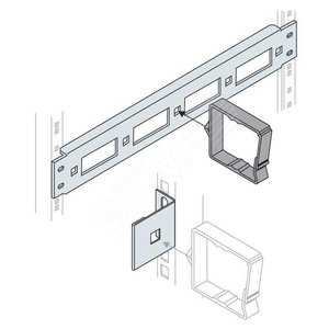 Кронштейн для каб.держателей,5шт. | EV0081 | ABB - ABB