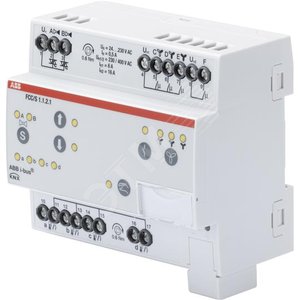 Фанкойл-контроллер, 2xPWM-управление клапанами, 3ступенчатое управление вентилятором, с ручным управ