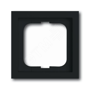 Рамка 1-постовая, серия, серия solo/future, цвет linear, цвет антрацит | 1754-0-4240  | 2CKA001754A4240 | ABB 2