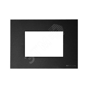 Zenit Рамка итальянского стандарта 3 мод.,антрацит