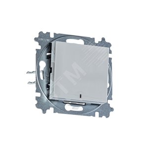 ABB Levit Серый / белый Выключатель 1-кл. с подсветкой | 3559H-A01446 16W | 2CHH590146A6016 | ABB - фото 5