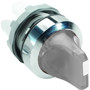 Переключатель M2SS2-21C (короткая ручка) прозрачный 2-х позицион ный с подсветкой (только корпус) 90# с фиксацией | 1SFA611201R2108 | ABB 2