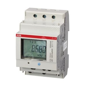 Счетчик 3ф 4-пров,1тар,акт.эн,1кл,5(40)А - ABB