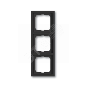 Рамка 3-постовая, серия, серия solo/future, цвет linear, цвет антрацит | 1754-0-4242  | 2CKA001754A4242 | ABB 2