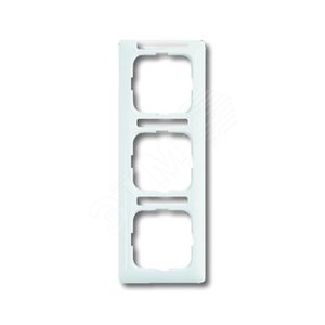 Рамка 3-постовая, вертикальная, с полем для надписи, серия Reflex SI linear, цвет альпийский белый | 1754-0-4061  | 2CKA001754A4061 | ABB 2