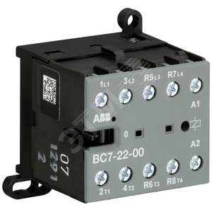 Миниконтактор BC7-22-00-01 12A (400В AC3) катушка 24В DС | GJL1313501R0001 | ABB - фото 2