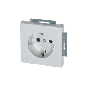 Розетка SCHUKO 16А 250В с защ. Шт., серия solo/future, цвет davos/альпийский белый | 2013-0-5372 | 2CKA002013A5372 | ABB - фото 2