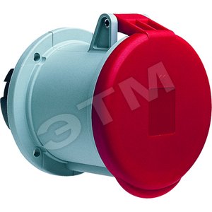 Розетка панельная с прямым унифицированным фланцем 463RU6, 63A, 3P+N+E, IP44, 6ч | 2CMA167532R1000 | ABB