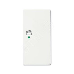 Клавиша двойная правая free@home, сцена, future, цвет белый бархат|6220-0-0613| ABB - ABB