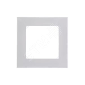 ABB Levit Белый / дымчатый чёрный Рамка 1-ая | 3901H-A05010 62W | 2CHH015010A6062 | ABB - фото 3