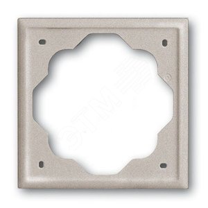 Рамка 1-постовая серия impuls цвет шампань-металлик | 1754-0-4225 | 2CKA001754A4225 | ABB 2