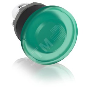 Кнопка MPM1-11G зеленая (только корпус) Гриб безфиксации с подсветкой 40мм 2