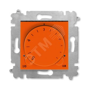 ABB Levit Оранжевый / дымчатый чёрный Терморегулятор с поворотной ручкой 16А | 3292H-A00003 66W | 2CHH920003A6066 | ABB - фото 2