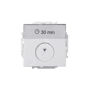 Выключатель с таймером 16А 230В, Impressivo, белый 2