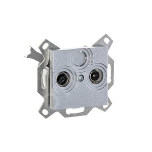 ABB Levit Серебро Розетка TV-R проходная 7дБ | 5011H-A03607 70W | 2CHH083607A6070 | ABB - фото 5