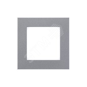 ABB Levit Серебро / дымчатый чёрный Рамка 1-ая | 3901H-A05010 70W | 2CHH015010A6070 | ABB 5