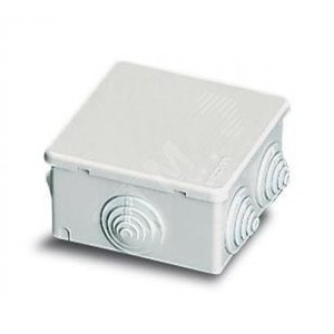 Коробка распаячная герметичная IP44 80х80х40мм ШхВхГ | 00810 | ABB - фото 2