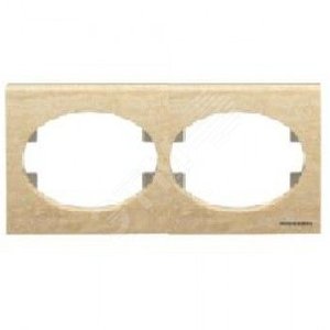 TACTO Рамка х2 гориз. мрамор - ABB