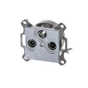 ABB Levit Серебро Розетка TV-R-SAT единственная | 5011H-A03303 70W | 2CHH083303A6070 | ABB 2