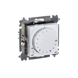 ABB Levit Белый / ледяной Терморегулятор с поворотной ручкой 16А | 3292H-A00003 01W | 2CHH920003A6001 | ABB - фото 5