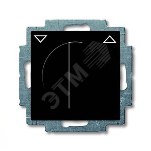 ABB Basic 55 Шато (чёрный) Выключатель жалюзийный поворотный с фиксацией | 1101-0-0928  | 2CKA001101A0928 | ABB - фото 2