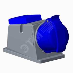 Адаптер CUE316-9+R/UJP, розетка 3P+E, 16А + Schuko10/16А 250В, IP44 (CUE316-9+R/UJP) - ABB