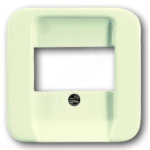 Плата центральная (накладка) для розеток громкоговорителя 0247, 0248, серия Busch-Duro 2000 SI, цвет сл. кость | 1724-0-4329 | 2CKA001724A4329 | ABB 2