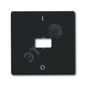 Клавиша для механизма 1-клавишного выкл./перекл./кнопки, "I/O" (IP44), серия Allwetter 44, цвет антрацит | 1731-0-1692  | 2CKA001731A1692 | ABB 2
