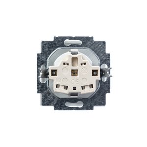 Розетка SCHUKO 16А 250В, серия solo/future, цвет белый бархат | 2011-0-6208  | 2CKA002011A6208 | ABB 4