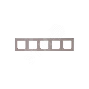 ABB Levit Кофе макиато / белый Рамка 5-ая | 3901H-A05050 18W | 2CHH015050A6018 | ABB - фото 3
