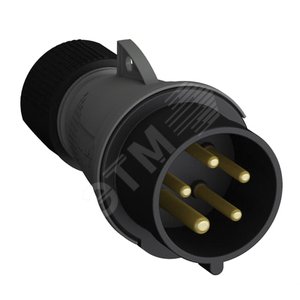Вилка кабельная Easy&Safe 432EP5,32А,3P+N+E,IP44,5ч|2CMA101994R1000| ABB - фото 2