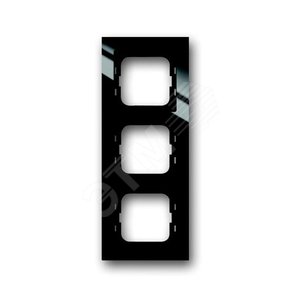 Рамка 3-постовая, серия axcent, цвет чёрный | 1754-0-4411  | 2CKA001754A4411 | ABB