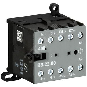 Миниконтактор B6-22-00-84 9A (400B AC3) катушка 110-127В AС - фото 2