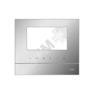 Рамка для абонентского устройства 4.3 белая с символом индукционной петли - ABB