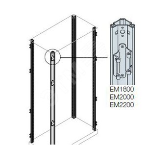 Стойка каркаса шкафа с петлями H=2000(4шт) | EM2000 | ABB - фото 2