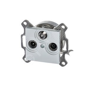 ABB Levit Серый Розетка TV-R-SAT единственная | 5011H-A03303 16W | 2CHH083303A6016 | ABB - фото 2