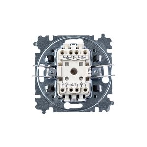 Переключатель перекрёстный одноклавишный ABB Levit антрацит / дымчатый чёрный (3559H-A07445 63W) 3