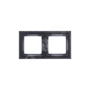 ABB Levit Серебро / дымчатый чёрный Рамка 2-ая | 3901H-A05020 70W | 2CHH015020A6070 | ABB - фото 3