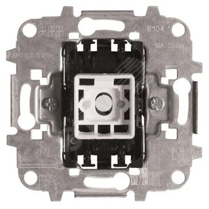 Механизм 1-клавишного переключателя, 10А/250В | 8102 | 2CLA810200A1001 | ABB 2