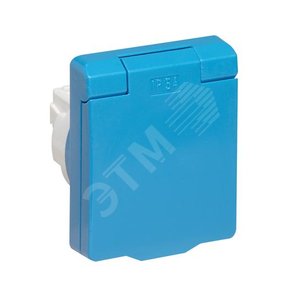 Розетка панельная с заземлением с крышкой 2P+E Schuko IP44 (UJP) - ABB
