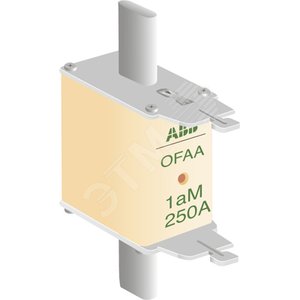 Предохранитель OFAF1aM250 250A тип аМ размер1, до 500В | 1SCA022697R7730 | ABB - фото 2